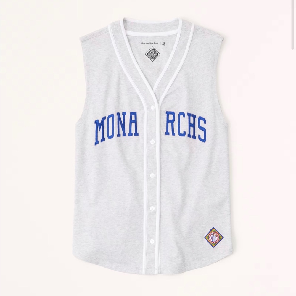 Monarchs Abercrombie sleeveless baseball jersey